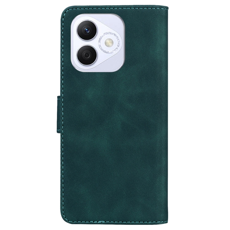 For Honor X60i Skin Feel Pure Color Flip Leather Phone Case