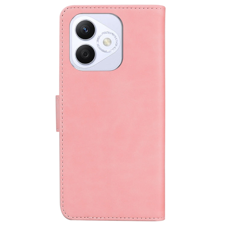 For Honor X60i Skin Feel Pure Color Flip Leather Phone Case