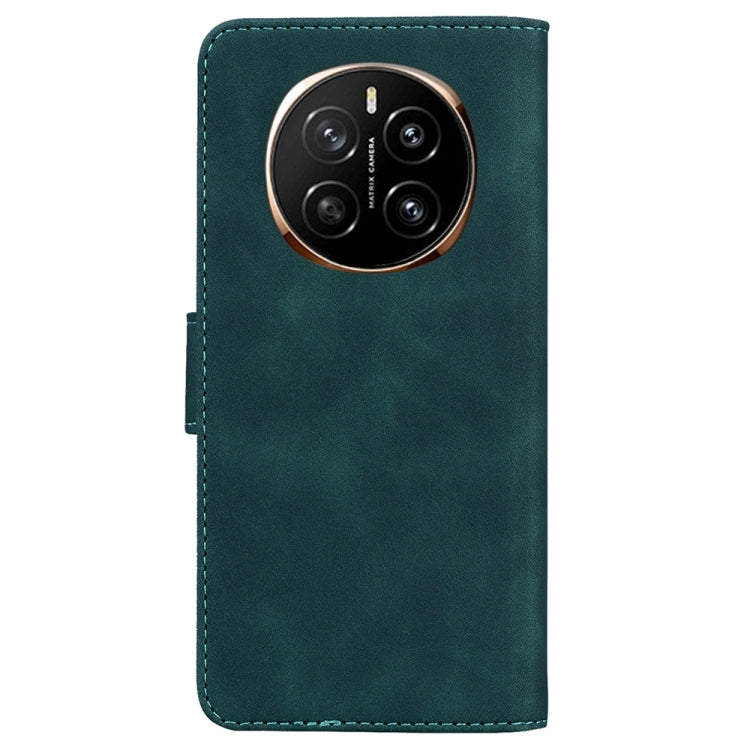 For Honor Magic7 Skin Feel Pure Color Flip Leather Phone Case