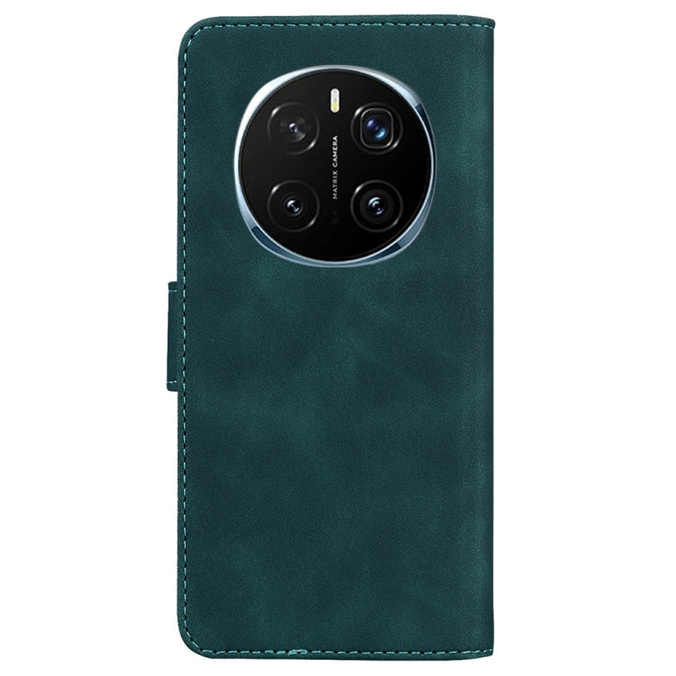 For Honor Magic7 Pro Skin Feel Pure Color Flip Leather Phone Case