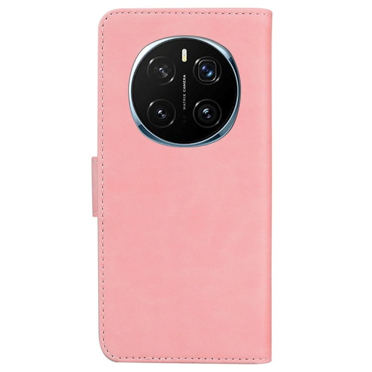 For Honor Magic7 Pro Skin Feel Pure Color Flip Leather Phone Case