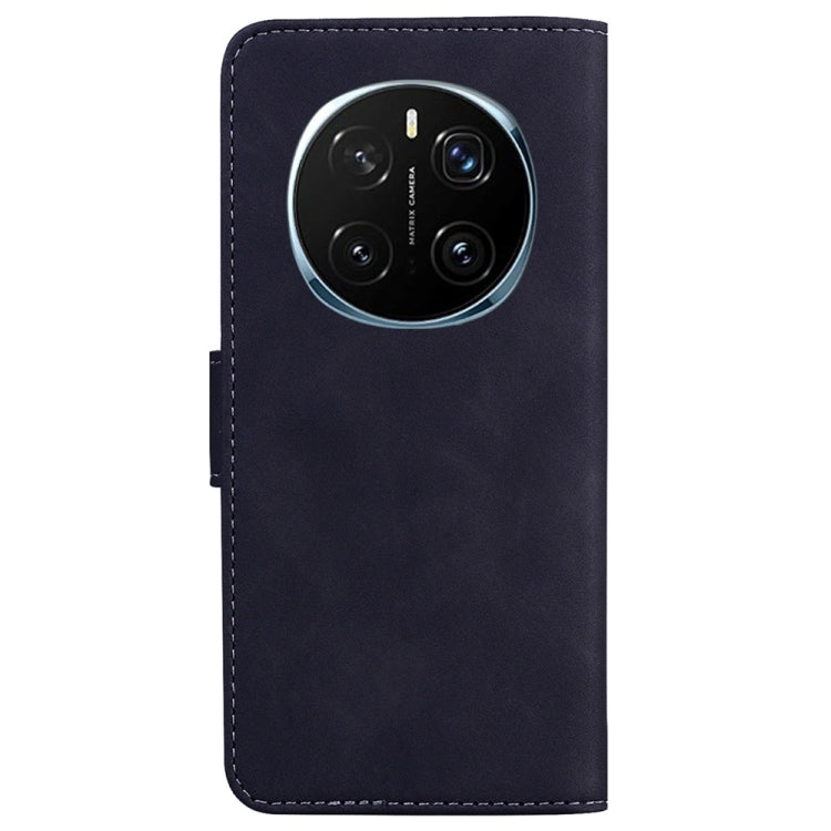 For Honor Magic7 Pro Skin Feel Pure Color Flip Leather Phone Case