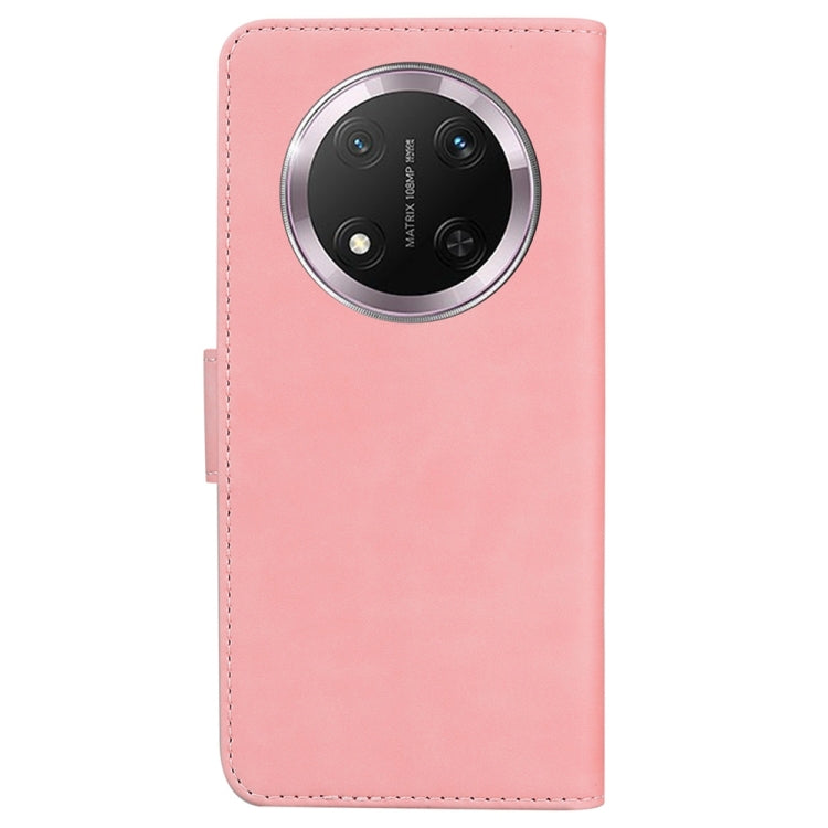 For Honor X9c Skin Feel Pure Color Flip Leather Phone Case