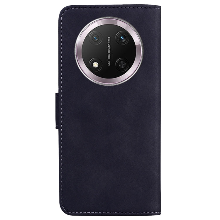 For Honor X9c Skin Feel Pure Color Flip Leather Phone Case