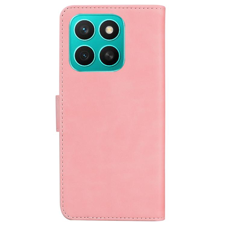 For Honor X8c 4G Skin Feel Pure Color Flip Leather Phone Case