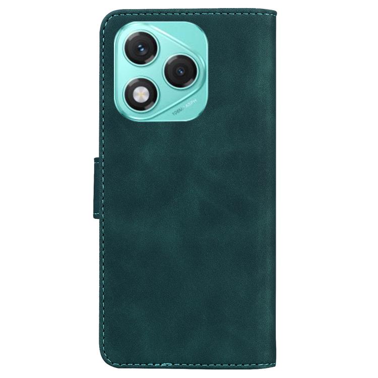 For Honor 400 Lite Global Skin Feel Pure Color Flip Leather Phone Case