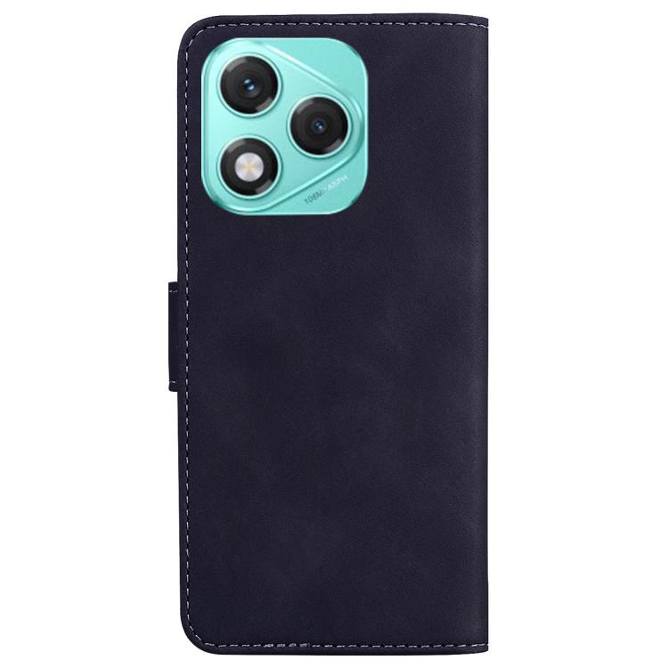For Honor 400 Lite Global Skin Feel Pure Color Flip Leather Phone Case