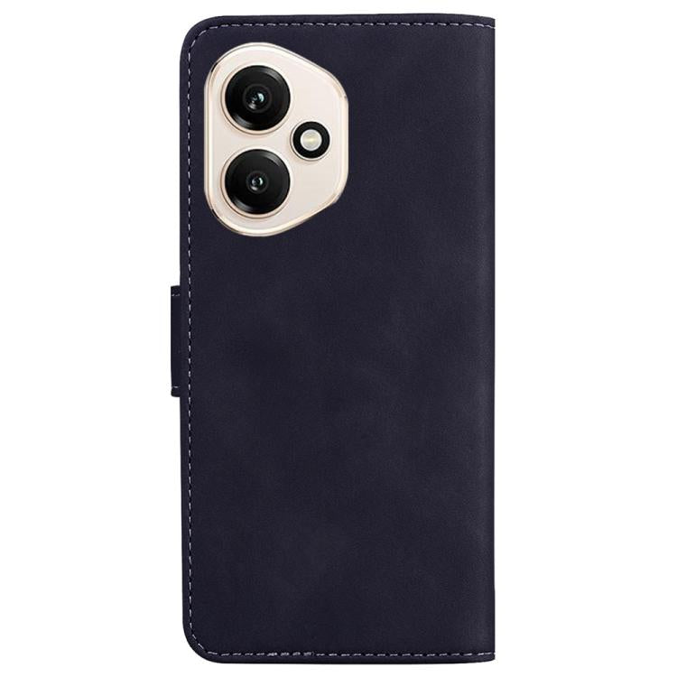 For Honor 400 Global 156.5mm Skin Feel Pure Color Flip Leather Phone Case