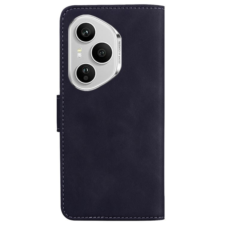 For Honor 400 Pro Global 160.8mm Skin Feel Pure Color Flip Leather Phone Case