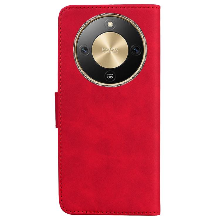 For Honor X70 5G Skin Feel Pure Color Flip Leather Phone Case