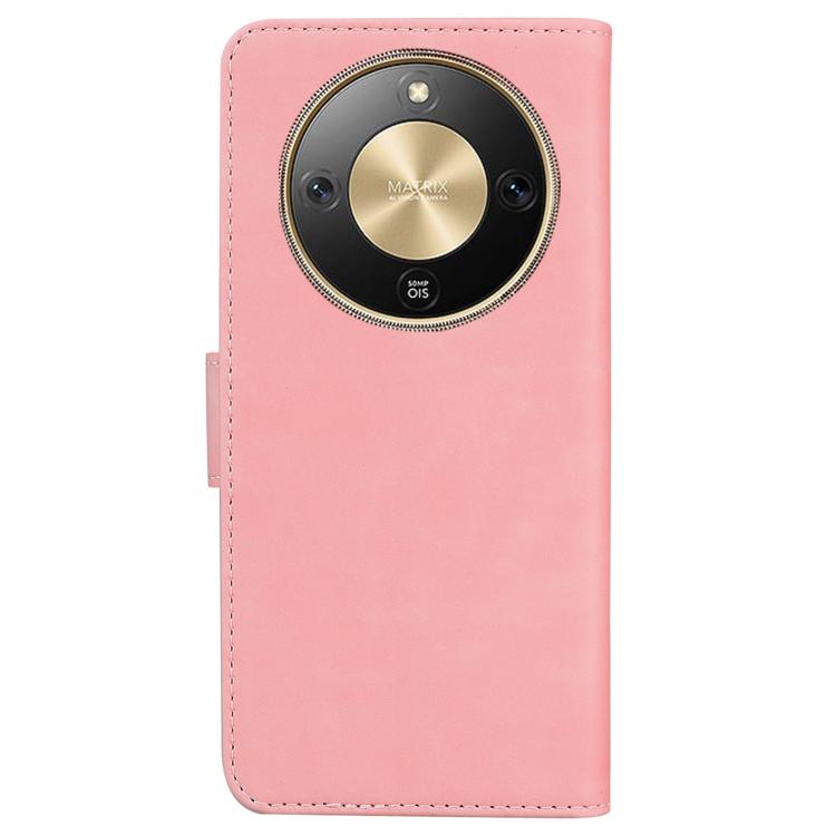 For Honor X70 5G Skin Feel Pure Color Flip Leather Phone Case