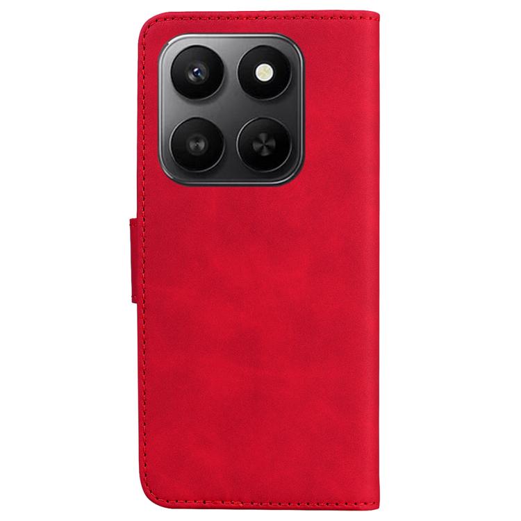 For Honor 400 Smart 4G / 5G Skin Feel Pure Color Flip Leather Phone Case