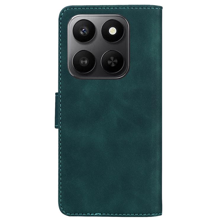 For Honor 400 Smart 4G / 5G Skin Feel Pure Color Flip Leather Phone Case