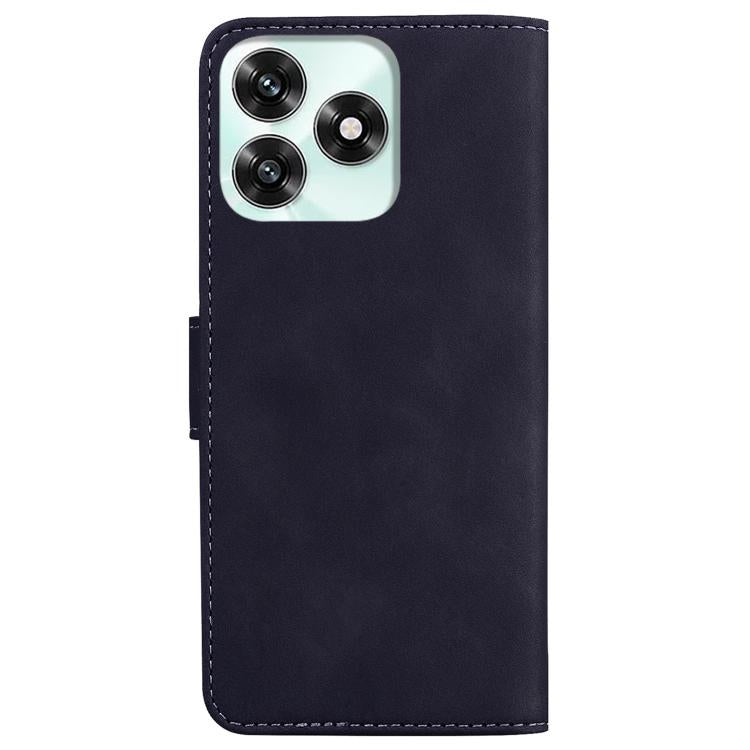 For Honor X5c 4G / X5c Plus Skin Feel Pure Color Flip Leather Phone Case