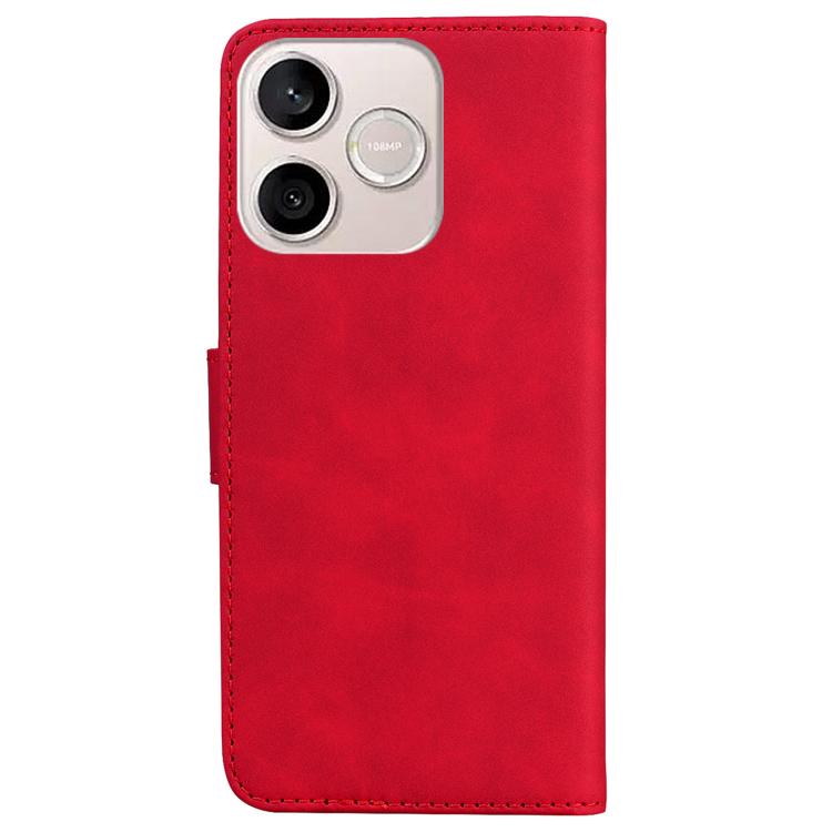 For Honor 600 Lite Global Skin Feel Pure Color Flip Leather Phone Case