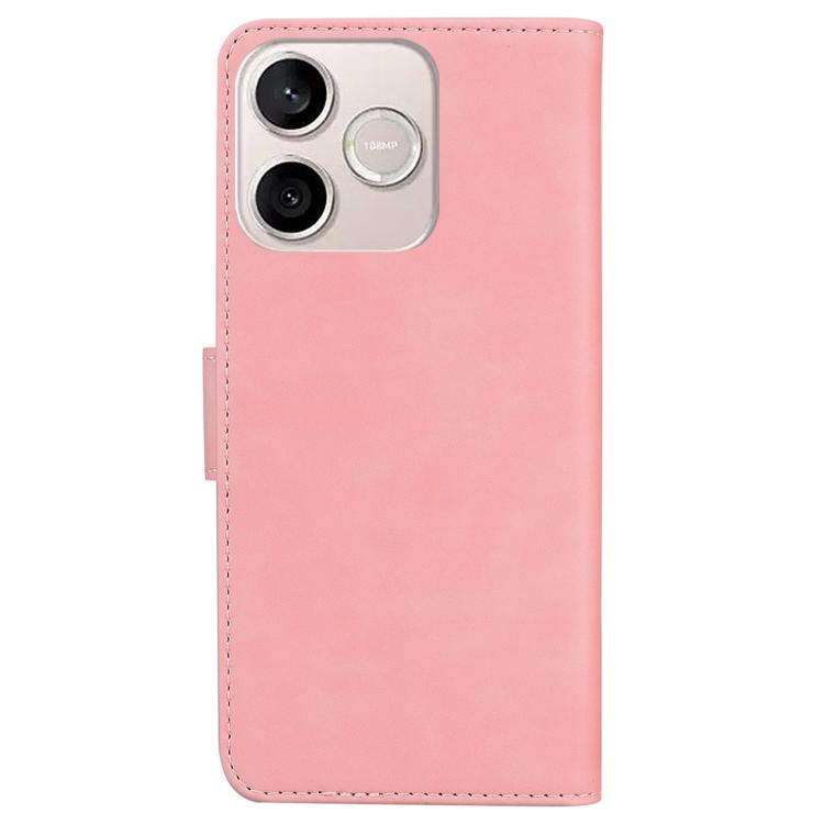 For Honor 600 Lite Global Skin Feel Pure Color Flip Leather Phone Case