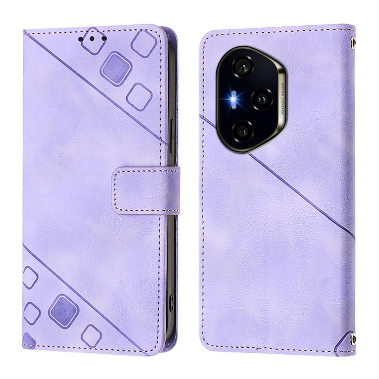 For Honor 300 Pro 5G / 300 Ultra Skin-feel Embossed Leather Phone Case