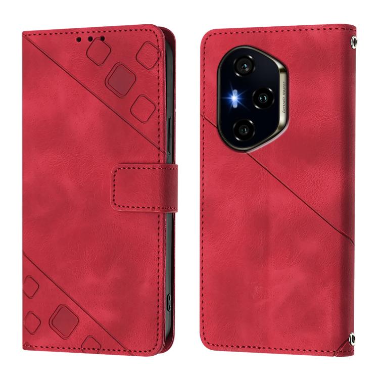 For Honor 300 Pro 5G / 300 Ultra Skin-feel Embossed Leather Phone Case