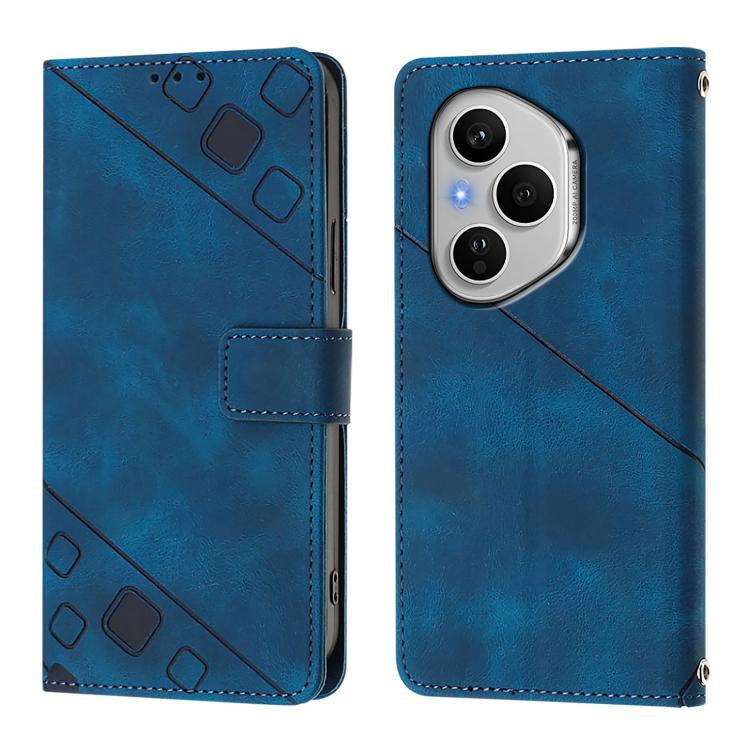 For Honor 400 Pro 5G Global 160.8mm Skin-feel Embossed Leather Phone Case