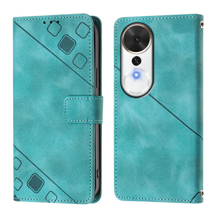 For Honor Play 70 Plus Skin-feel Embossed Leather Phone Case