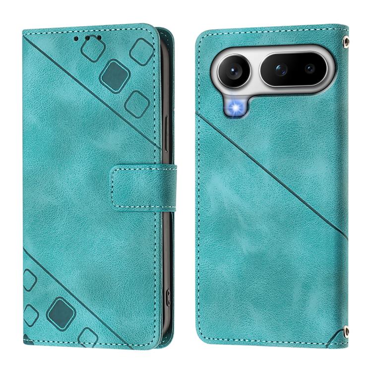 For Honor Magic8 Pro Air 5G Skin-feel Embossed Leather Phone Case