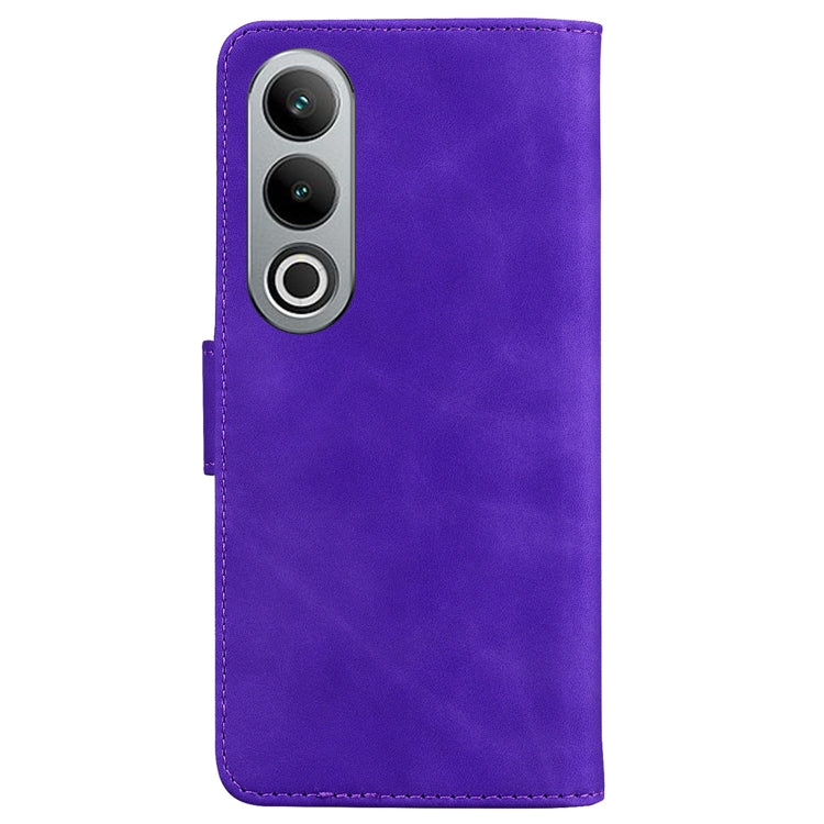 For OnePlus Nord CE4 5G Skin Feel Pure Color Flip Leather Phone Case