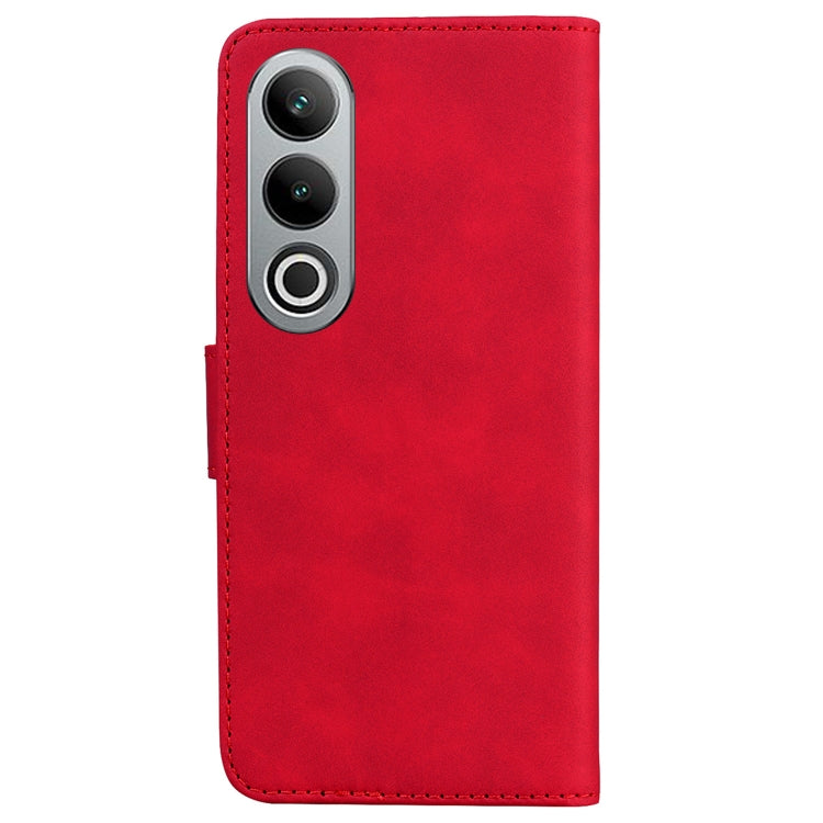 For OnePlus Nord CE4 5G Skin Feel Pure Color Flip Leather Phone Case
