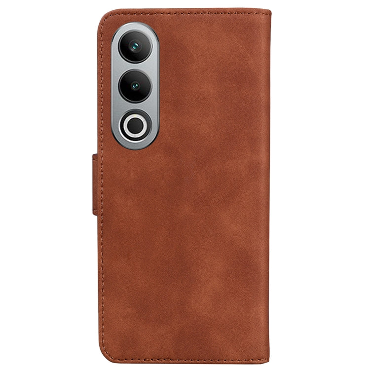 For OnePlus Nord CE4 5G Skin Feel Pure Color Flip Leather Phone Case