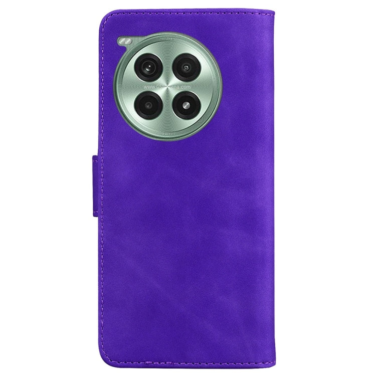 For OnePlus Ace 3 Pro Skin Feel Pure Color Flip Leather Phone Case