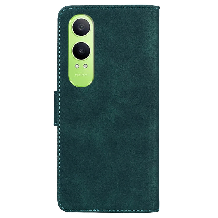 For OnePlus Nord CE4 Lite Skin Feel Pure Color Flip Leather Phone Case