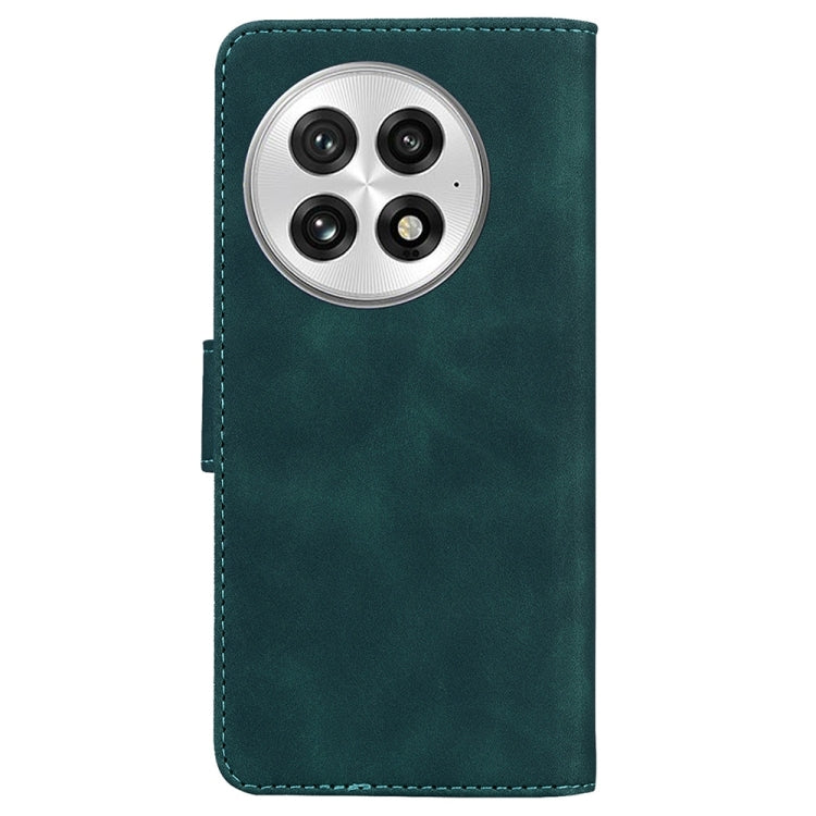 For OnePlus 13 Skin Feel Pure Color Flip Leather Phone Case