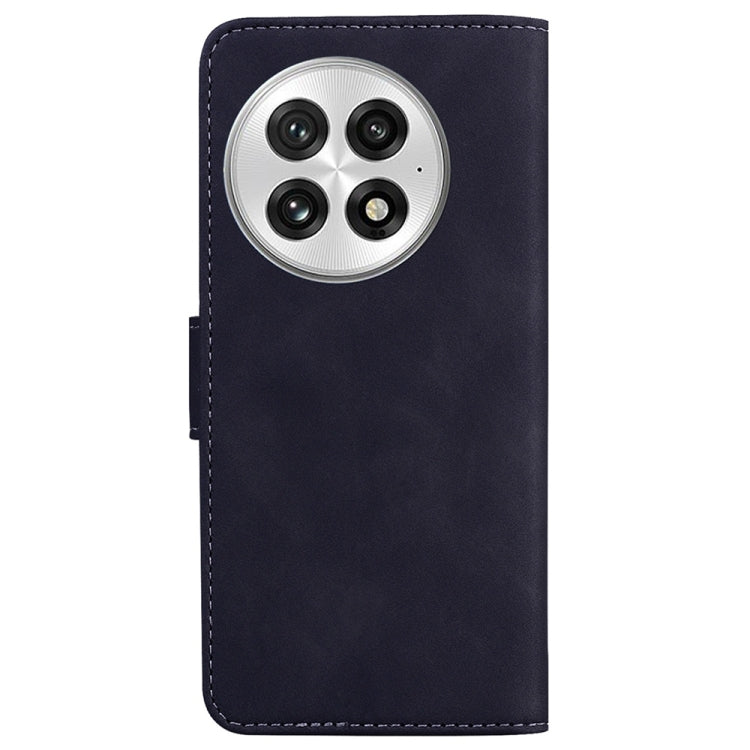 For OnePlus 13 Skin Feel Pure Color Flip Leather Phone Case