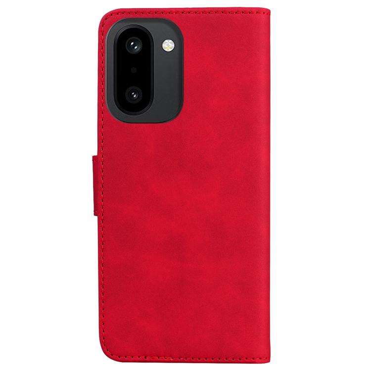 For OnePlus 15R / Ace 6 / Ace 6T Skin Feel Pure Color Flip Leather Phone Case