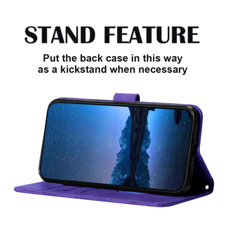 For Honor 90 Smart Global/X7b 4G/5G Global Crossbody 3D Embossed Flip Leather Phone Case
