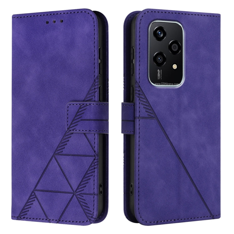 For Honor 200 Lite Global Crossbody 3D Embossed Flip Leather Phone Case