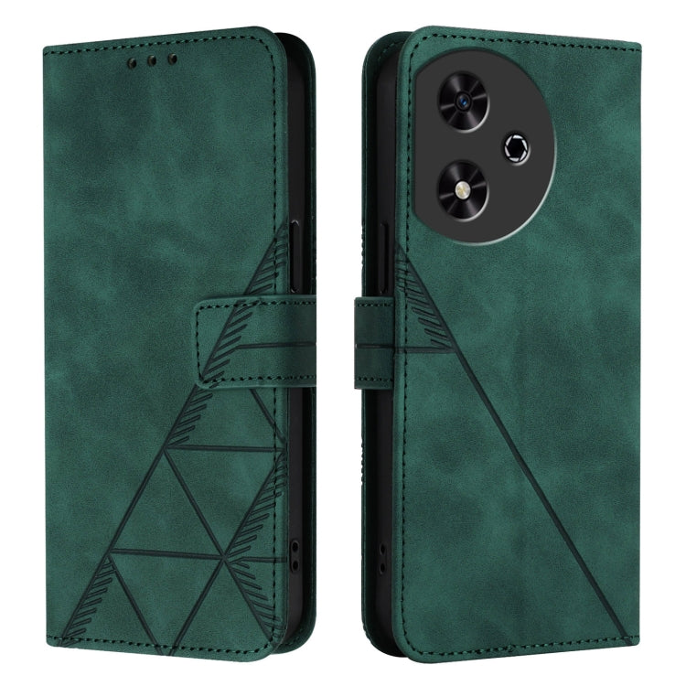 For Honor Play 50 Crossbody 3D Embossed Flip Leather Phone Case