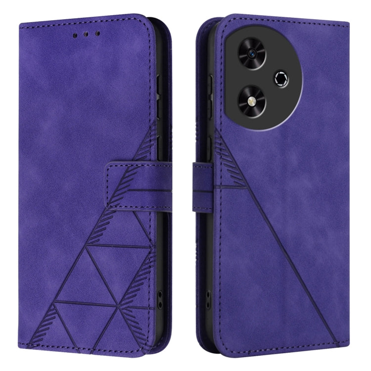 For Honor Play 50 Crossbody 3D Embossed Flip Leather Phone Case