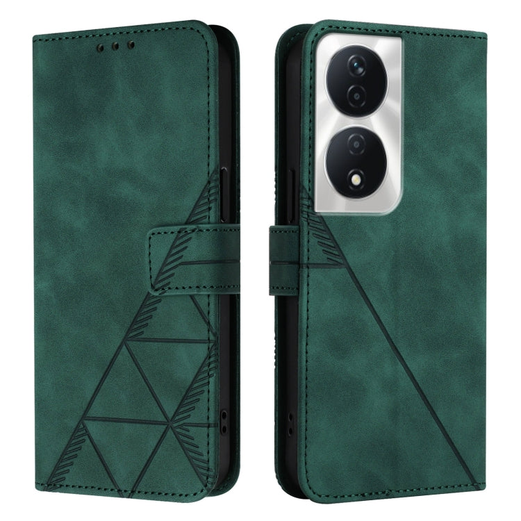 For Honor Play 50 Plus Crossbody 3D Embossed Flip Leather Phone Case