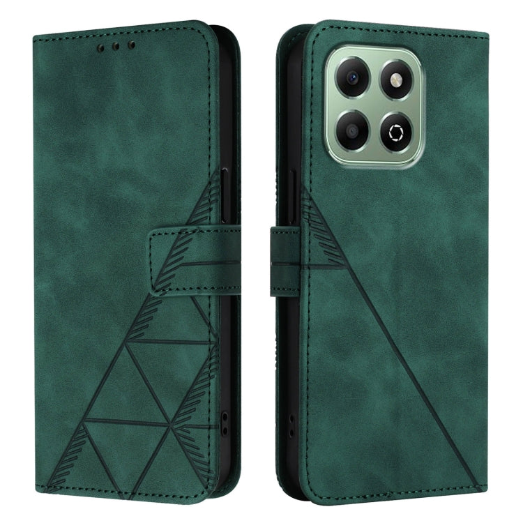 For Honor X6b Crossbody 3D Embossed Flip Leather Phone Case