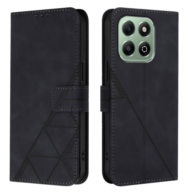 For Honor X6b Crossbody 3D Embossed Flip Leather Phone Case
