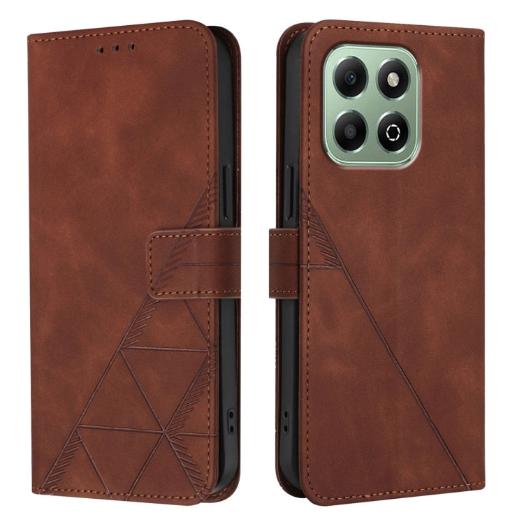 For Honor X6b Crossbody 3D Embossed Flip Leather Phone Case