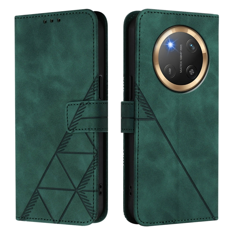 For Honor X9C 5G Global Crossbody 3D Embossed Flip Leather Phone Case
