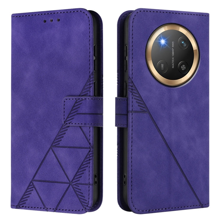 For Honor X9C 5G Global Crossbody 3D Embossed Flip Leather Phone Case