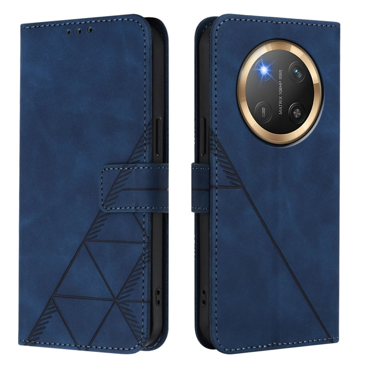 For Honor X9C 5G Global Crossbody 3D Embossed Flip Leather Phone Case