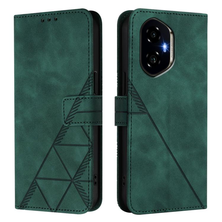 For Honor 300 Crossbody 3D Embossed Flip Leather Phone Case