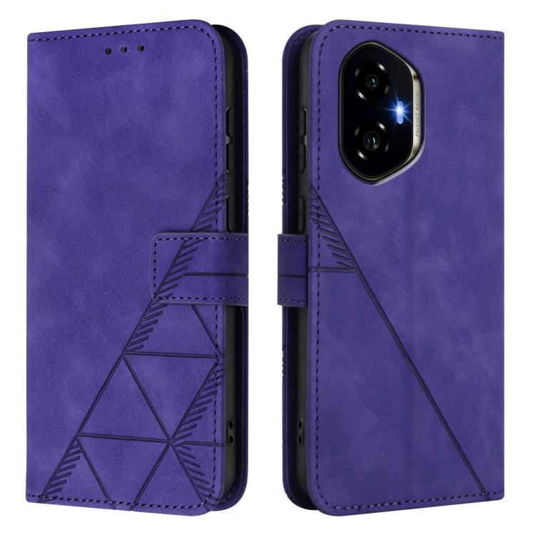 For Honor 300 Crossbody 3D Embossed Flip Leather Phone Case