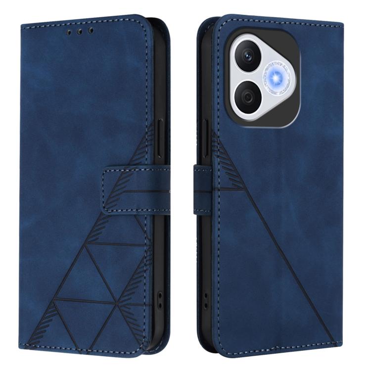 For Honor 400 Lite Global Crossbody 3D Embossed Flip Leather Phone Case