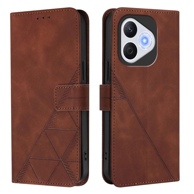 For Honor 400 Lite Global Crossbody 3D Embossed Flip Leather Phone Case