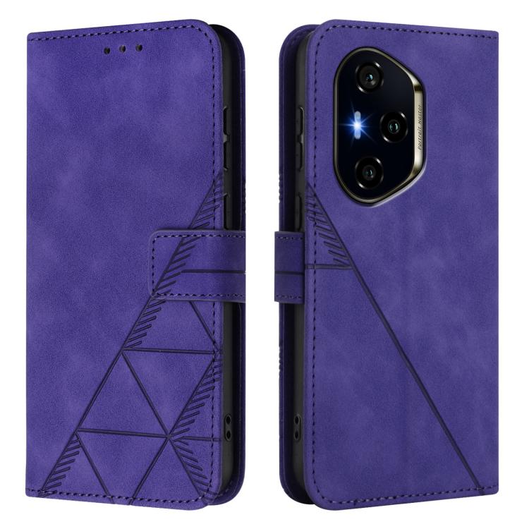 For Honor 400 Global 156.5mm Crossbody 3D Embossed Flip Leather Phone Case