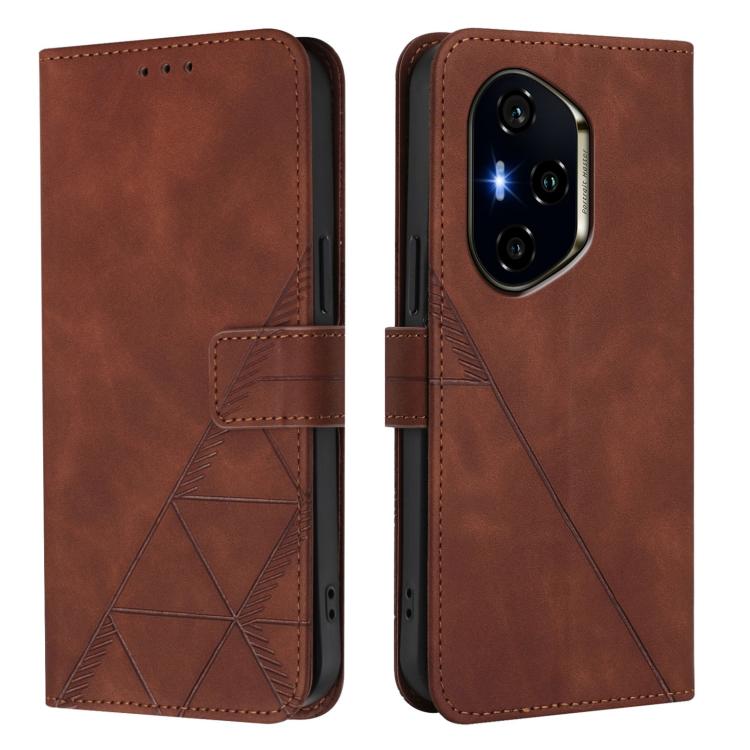 For Honor 400 Global 156.5mm Crossbody 3D Embossed Flip Leather Phone Case